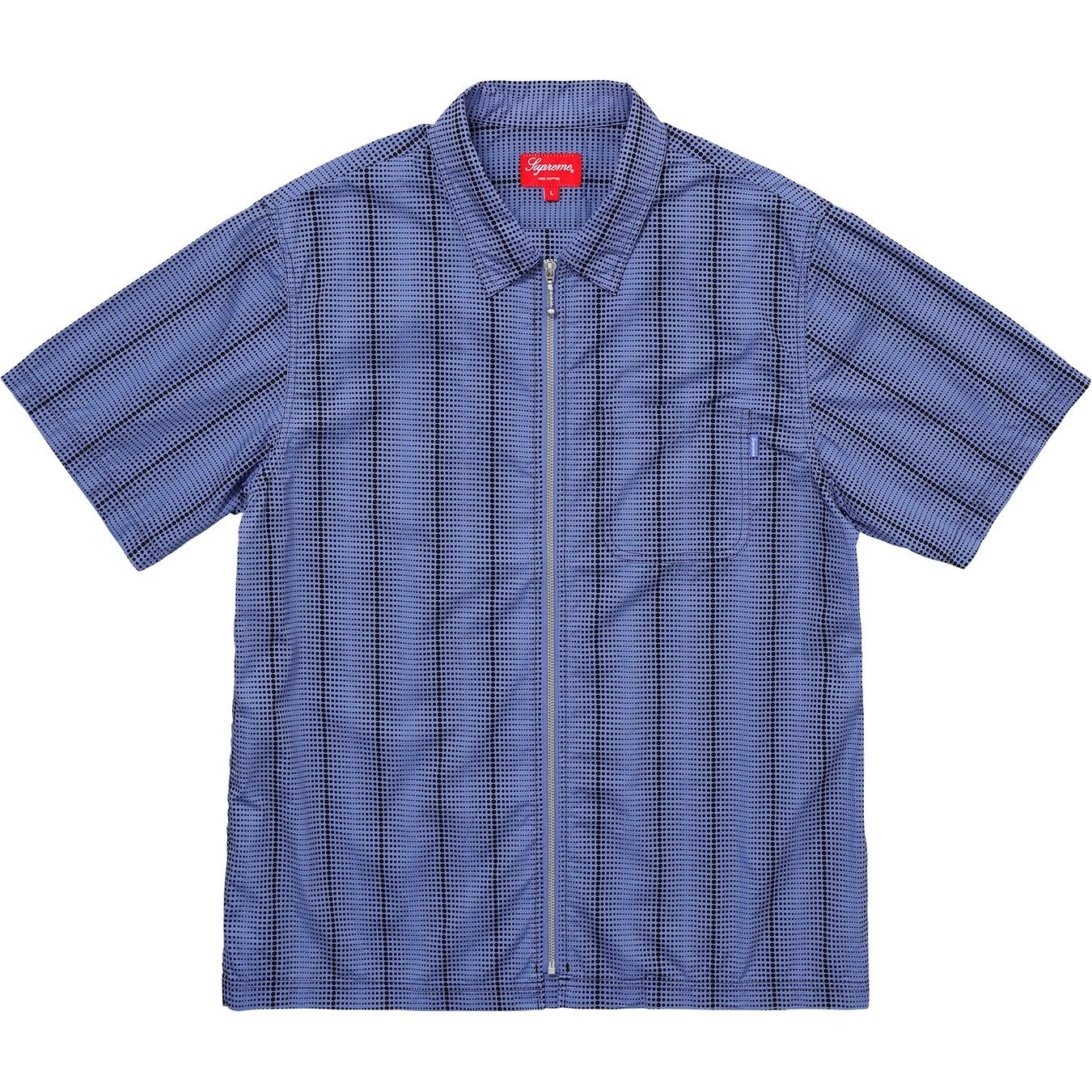 Dots Zip Up Shirt view 3